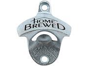 Home Brewed Cast Iron Bottle Opener Wall Mounted