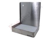12 Wall Mount Drip Tray Stainless Steel With Drain