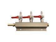 2 to 9 Way Brass Body CO2 Distribution Manifolds for Draft Beer Systems 8 Outlets