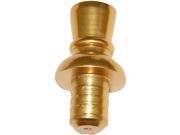 Top Hat Finial For Beer Tap Handle Brass Colored