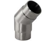 Flush Angle Fitting 135 45 Degree Brushed Stainless Steel 2 OD