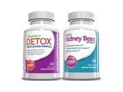 White Kidney Bean Extract Weight Loss Supplement Kit w Colon Cleanse