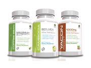Garcinia Cambogia Yacon Root and Green Coffee Bean Extract Weight Loss Kit Pack of 3