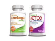 Best Garcinia Cambogia Weight Loss Kit w Colon Cleanse and Detox Includes Garcinia Cambogia Extract 180 Capsules Value Size and Detox and Cleanse Supplement