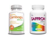 Garcinia Cambogia Belly Fat Burner and Saffron Extract Weight Loss Kit