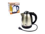 Cordless Electric Kettle Stainless Steel Kettle w Auto Shut Off 1.5 Liters