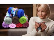 Fleece Blanket College Dorm Room Accessories 50 in Color May Vary