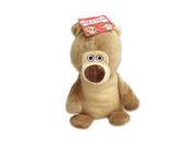 PLUSH PET TOY BEAR WITH SQUEAKER 10 INCH DOG TOY