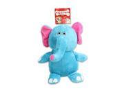 PLUSH PET TOY ELEPHANT WITH SQUEAKER 10 INCH DOG TOY