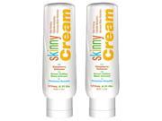 Skinny Cream 6oz Pack of 2 Clinically Proven Cellulite Reduction and Skin Firming Cream Advanced Formula Anti Cellulite Fat Burner Get Skinny Sexy Leg