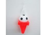 Soccer Ball With Cones In Net Bag 3 Inch And 4.5 Inch 4 Pc