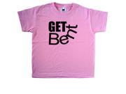 Get Bent Funny Pink Kids T Shirt