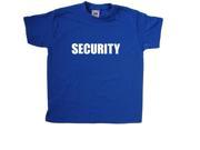 Security Royal Blue Kids T Shirt