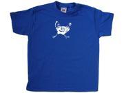 Running Chicken Royal Blue Kids T Shirt