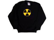 Nuclear Radiation Radioactive Funny Black Kids Sweatshirt