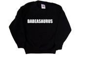 Babeasaurus Funny Black Kids Sweatshirt