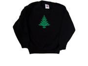 Christmas Tree Black Kids Sweatshirt