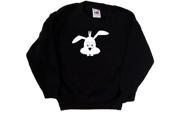 Easter Bunny Black Kids Sweatshirt
