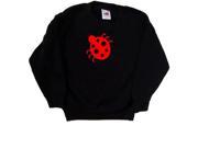 Ladybird Ladybug Black Kids Sweatshirt