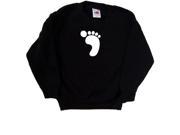 Footprint Black Kids Sweatshirt