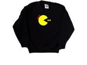Ms Pacman Black Kids Sweatshirt