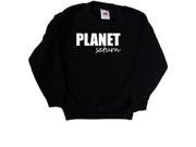 Planet Saturn Black Kids Sweatshirt