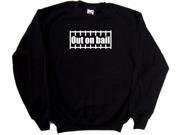 Out On Bail Funny Black Sweatshirt