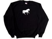 Horse Black Sweatshirt
