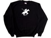 Horse Polo Black Sweatshirt