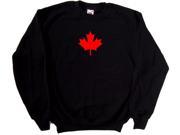 Canada Maple Leaf Black Sweatshirt