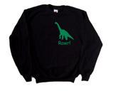 Dinosaur Rawr! Funny Black Sweatshirt