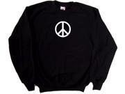 Peace Sign Black Sweatshirt