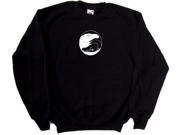 Horse Yin Yang Black Sweatshirt