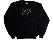 Ball Bubbles Black Sweatshirt