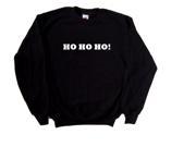 Ho Ho Ho Christmas Black Sweatshirt