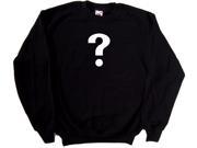 Question Mark Black Sweatshirt