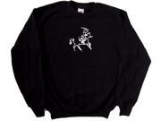 Horse Warrior Black Sweatshirt