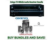 Onkyo TX NR636 7.2 Channel Network A V Receiver Definitive Technology Pro Cinema 800 System Black