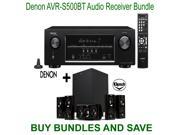 Denon AVR S500BT 5.2 Channel Network A V Receiver with Bluetooth Klipsch HDT 600 Home Theater System