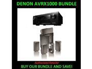Denon AVR X1000 In Command 5.1 Channel Networking Home Theater Receiver with AirPlay and Definitive Technology ProCinema 600 5.1 Speaker System