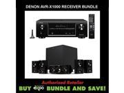Denon AVR X1000 In Command 5.1 Channel Networking Home Theater Receiver with AirPlay Plus Klipsch HDT 600 Home Theater Speaker System