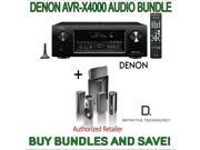 Denon AVR X4000 7.2 Channel 4K Ultra HD Networking Home Theater AV Receiver with AirPlay Definitive Technology Pro Cinema 800 System Black