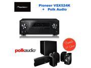 Pioneer VSX 524 K Audio and Video Component Receivers Polk Audio 5.1 TL1600 Speaker System