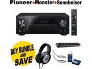 Pioneer VSX 1130 K 7.2 Channel AV Receiver Sennheiser Headphone Monster Home Theather Bundle