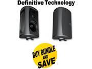 DEFAW5500BBND1 Definitive Technology AW 5500 Outdoor Speakers Pair Black Bun Speakers Bundle