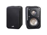 Polk Audio Signature Series S10 American Hi Fi Home Theater Compact Satellite Surround Speaker Pair Black