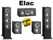 1 Pair ELAC Uni fi UF5 Floorstanding Speaker Black Single ELAC Uni fi UC5 Center Speaker Black Single ELAC Uni fi UB5 Bookshelf Speaker Black Pair