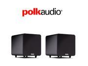 1 Pair 2 pieces Polk Audio PSW111 Subwoofer Single Black Bundle