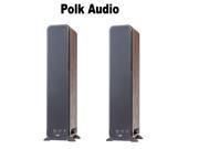 Polk Audio Signature Series S55 American Hi Fi Home Theater Medium Tower Speaker Classic Brown Walnut 1 Pair Bundle