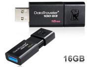 Kingston DT100 G3 16GB USB 3.0 Flash Drive Black